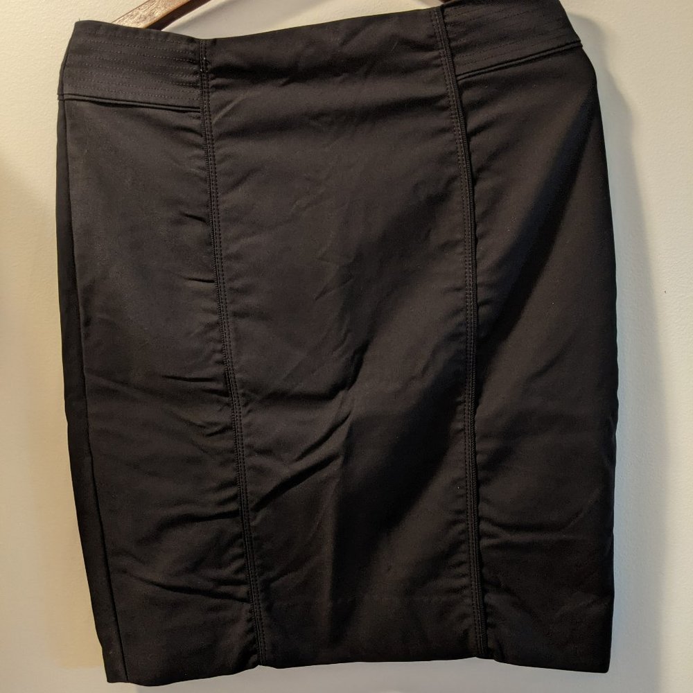 WHBM Black Pencil Skirt